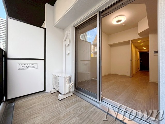 バルコニー　落ち着いた時間を過ごせるバルコニーです