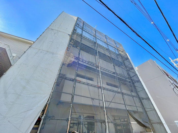 建物外観　建築中