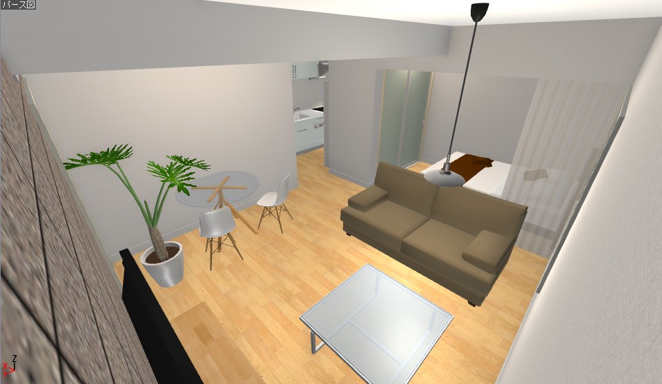 居室・リビング　家具はついていません　予定