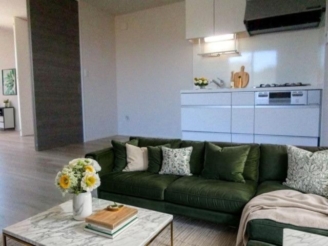 居室・リビング　CG家具のため実際は家具がつきません