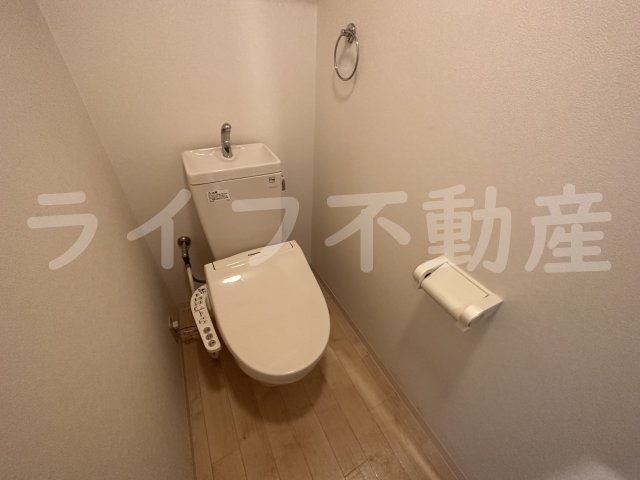 トイレ　ゆったりとした空間のトイレです