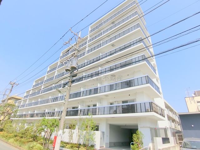 建物外観　2025年8月築　RC鉄筋コンクリート造地上8階建て1LDK