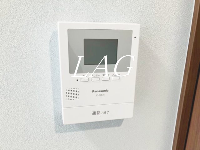 セキュリティ　モニター付きインターフォンです。