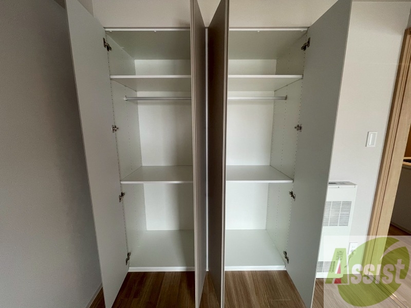 収納　収納もバッチリあるのでお部屋が片付きますよ！