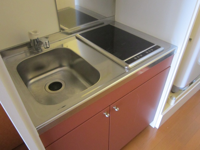 キッチン　電気2口コンロです♪