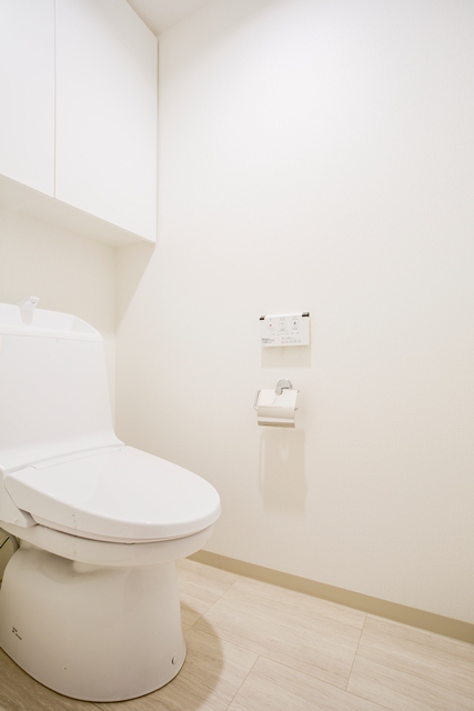 トイレ　ゆったりとした空間のトイレです