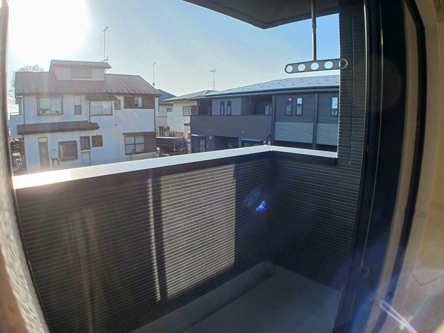 バルコニー　広々としたバルコニーです