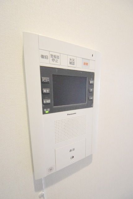 セキュリティ　203号室　モニター付きインターフォン