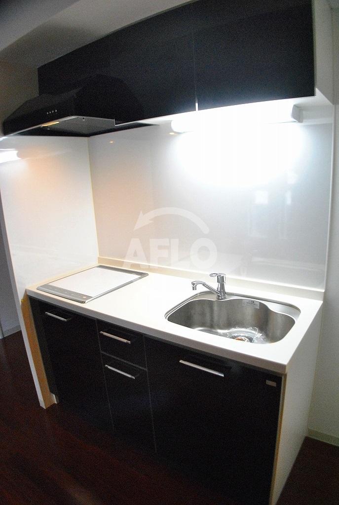 キッチン　グランプラス谷町　IH２口キッチン