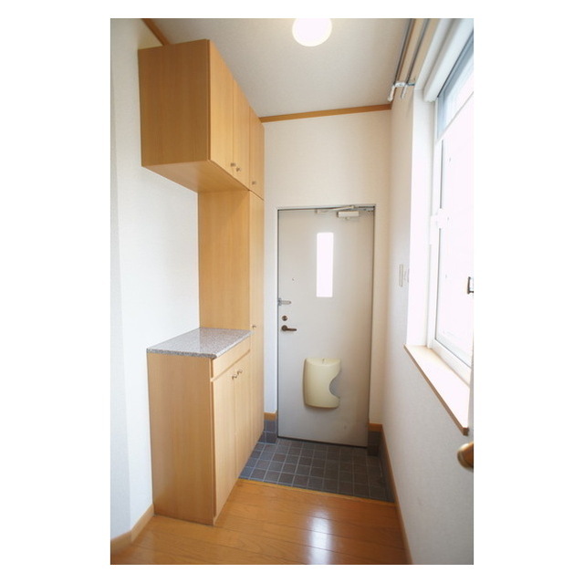 玄関　シューズボックス完備の玄関