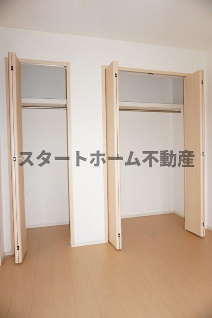 収納　十分な収納スペースがあります