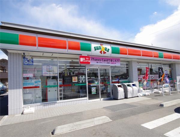 コンビニ　サンクス　宇都宮越戸３丁目店（コンビニ）まで409m