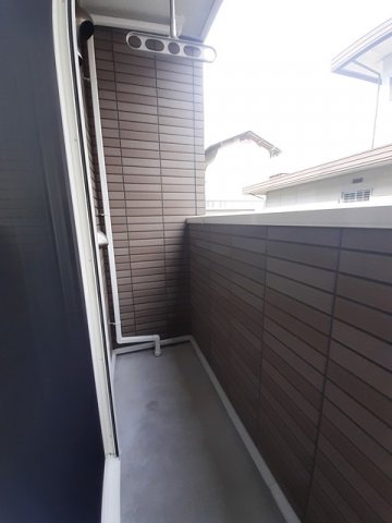 バルコニー　広々としたバルコニーです