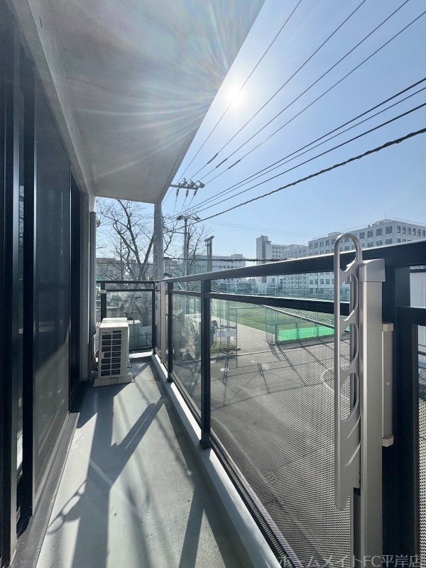 バルコニー　３０７号室の写真です。