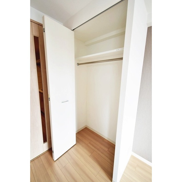 収納　たっぷりとした収納スペースです