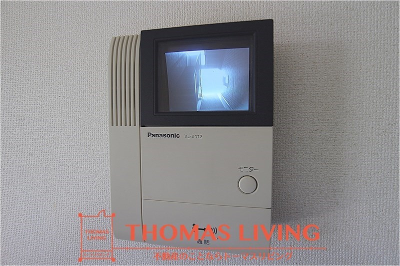セキュリティ　来客確認が出来るTVモニターホンです。