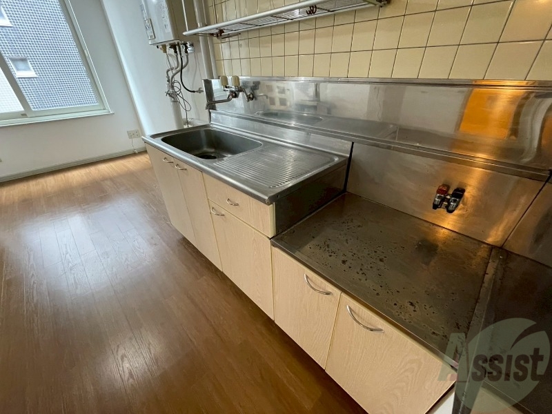 キッチン　清潔感がありお洒落なキッチンになっていました！