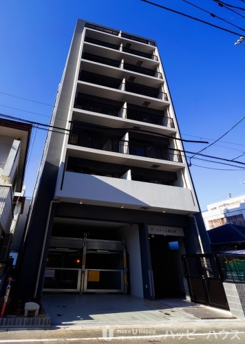 建物外観　★オートロック・宅配ＢＯＸ・防犯カメラ完備の駅近くの２ＬＤＫ