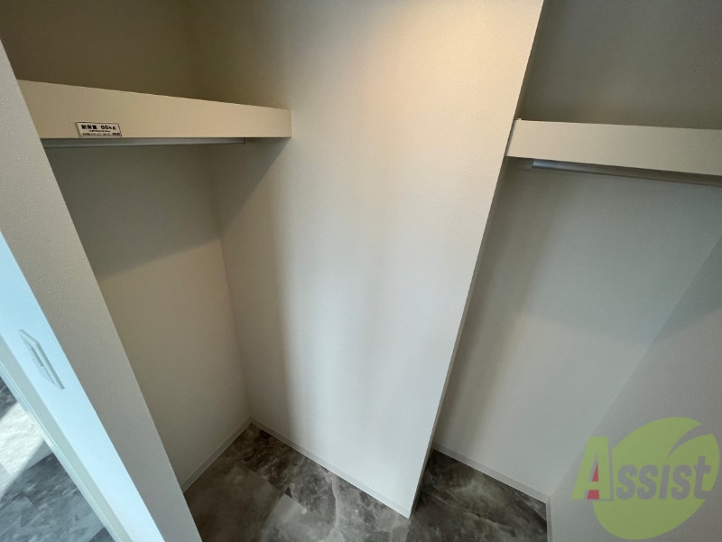 収納　洋室にはクローゼットがあるのですっきり片付きそうです。