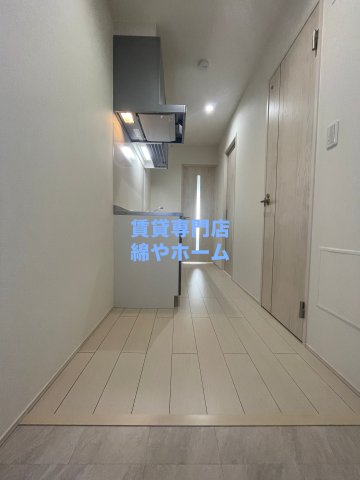 玄関　収納もある玄関です