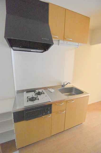 キッチン　2口ガスシステムキッチン