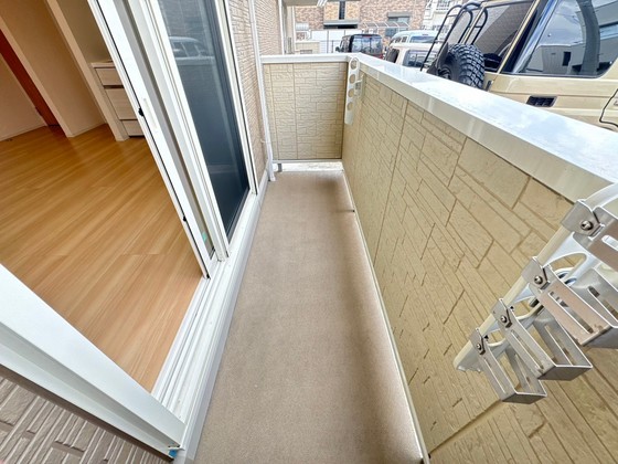 バルコニー　※別部屋の写真です