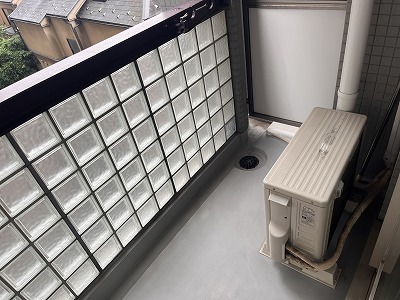 バルコニー　お洗濯にも便利なバルコニー付き