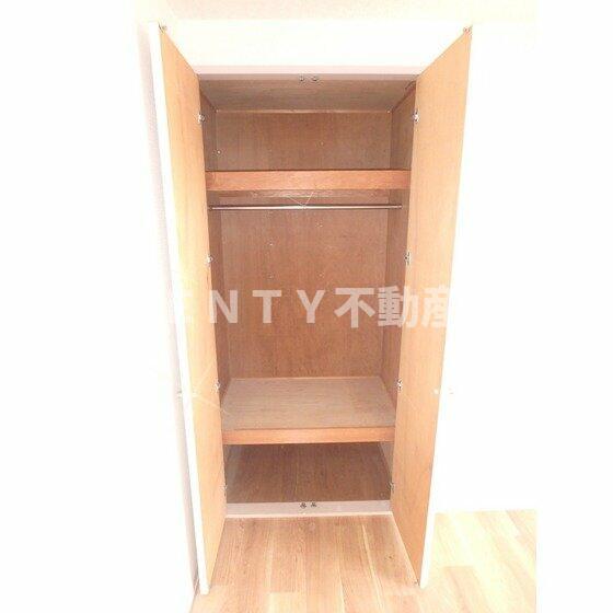 収納　十分な収納スペースがあります