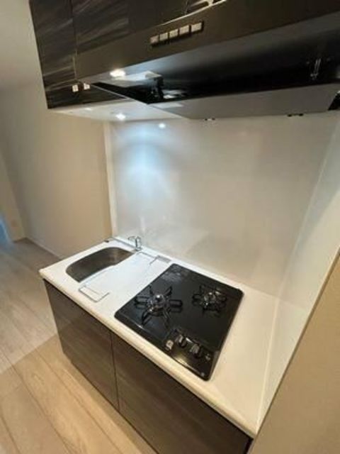 キッチン　便利な２口ガスコンロ設置済！