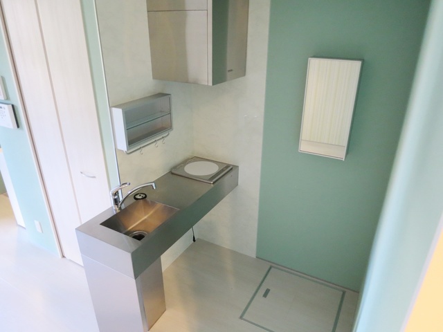 洗面設備　キッチン周辺はこんな感じです！