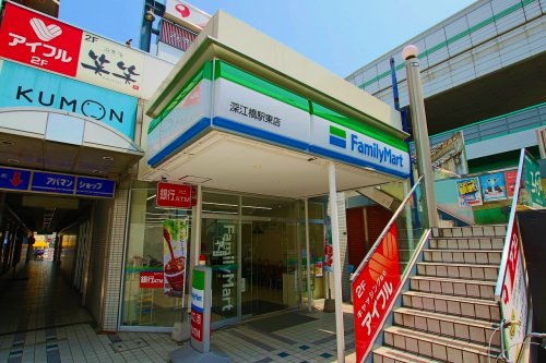 コンビニ　ファミリーマート 深江橋駅東店（コンビニ）まで551m