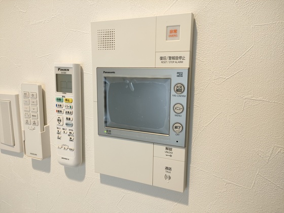 セキュリティ　※別部屋の写真です