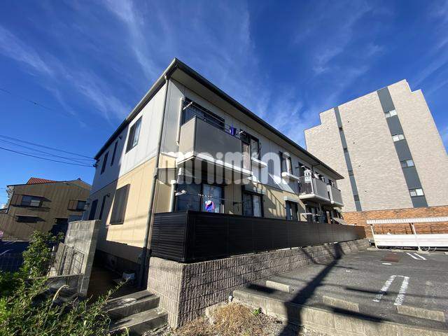 建物外観　南向きベランダで日当り良好です。津島駅徒歩圏内。