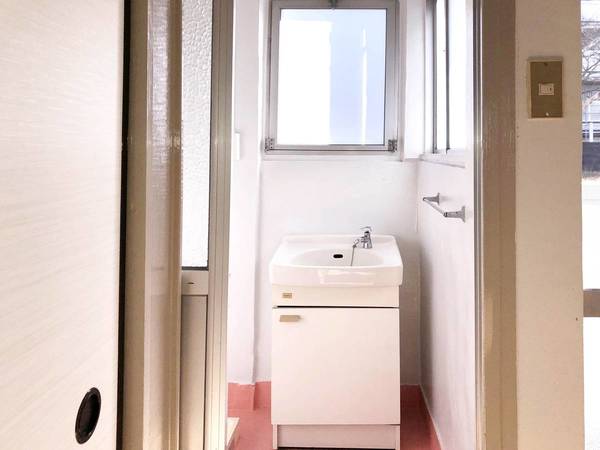 洗面設備　ビレッジハウスの同一物件・同一タイプの間取りの写真です