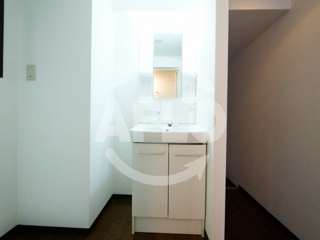 洗面設備　みおつくし江戸堀　洗面台