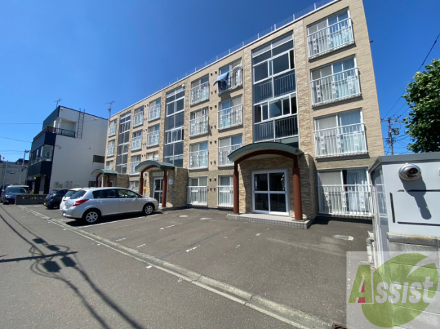 建物外観　札幌市北区北３８条西「ハーベスト３８」