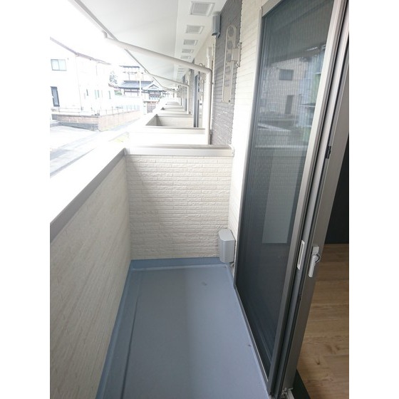 バルコニー　バルコニーがあります