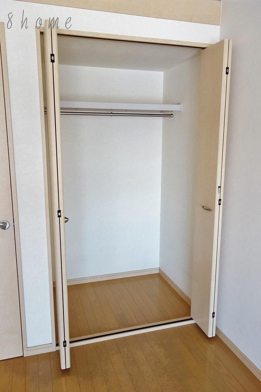 収納　洋服を掛けて収納できるクローゼット♪