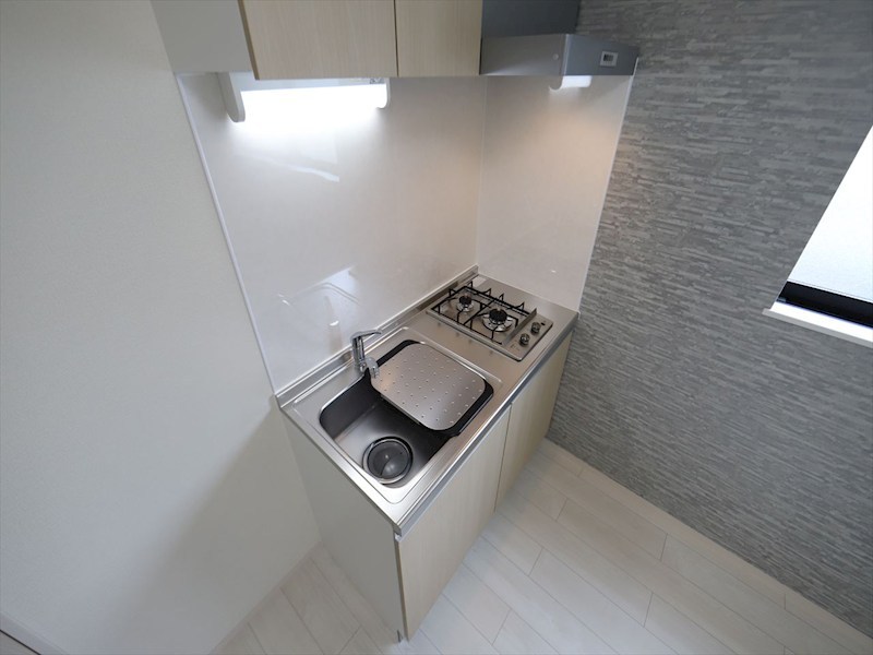 キッチン　システムキッチン（ガス2口コンロ付）　同仕様写真
