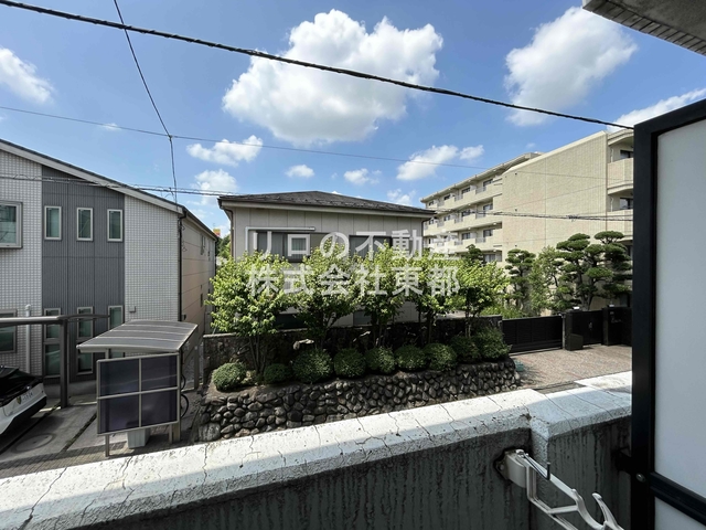 眺望　バルコニーからの景色です！