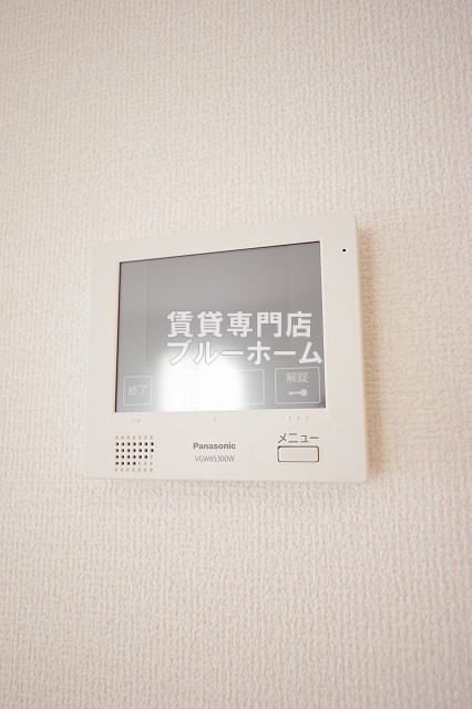 セキュリティ　モニター付きインターホン！