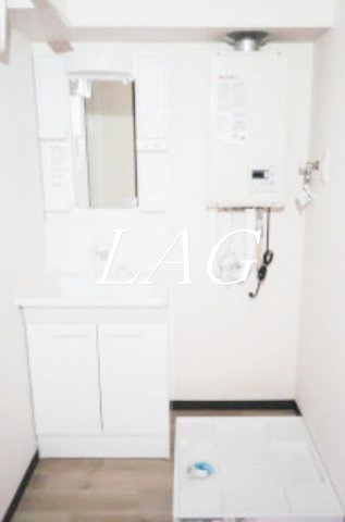 洗面設備　洗面台です。