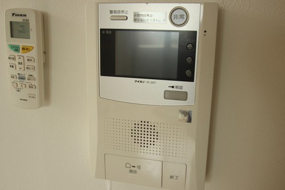セキュリティ　※別部屋の写真です