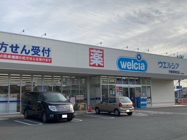 ドラックストア　ウエルシア宇都宮駒生店（ドラッグストア）まで900m