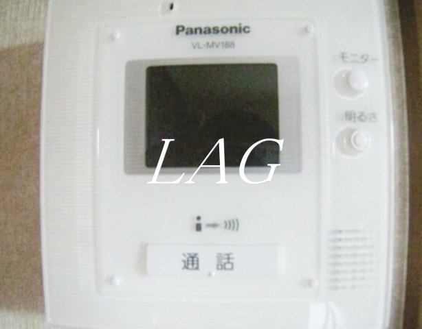 セキュリティ　モニター付きインターホンです。