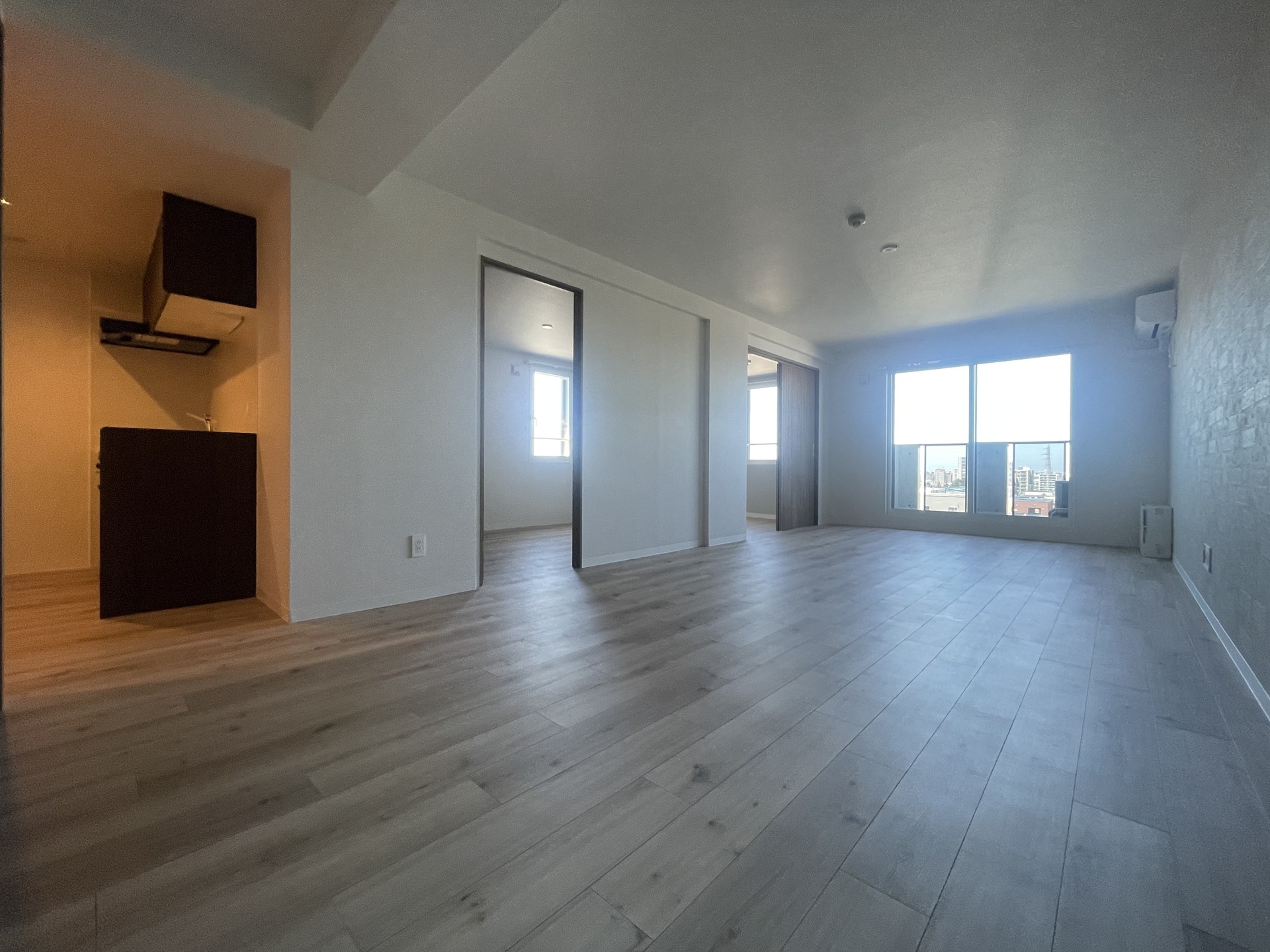 the residence 南平岸の居間写真