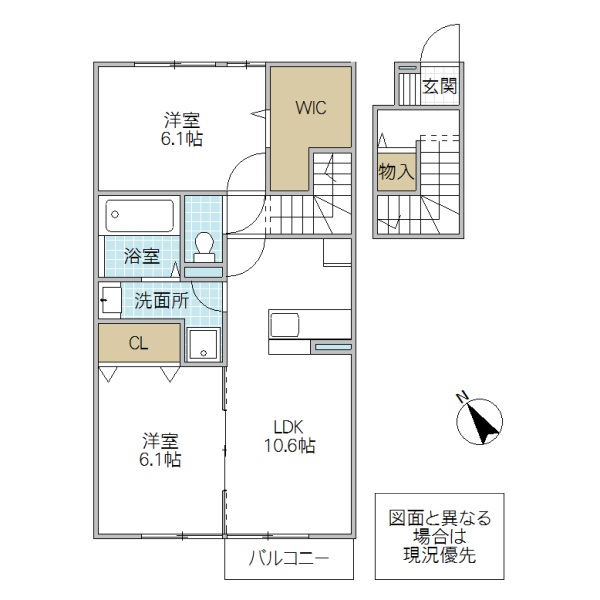 アルストロメリアの間取り