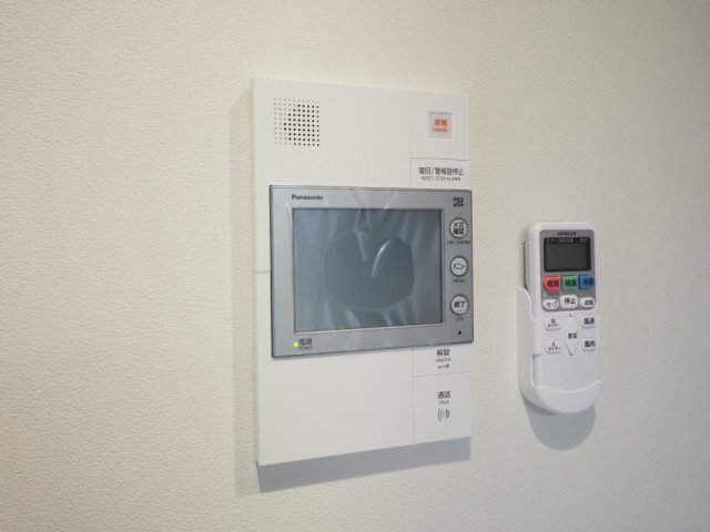 セキュリティ　モニター付きインターホンです