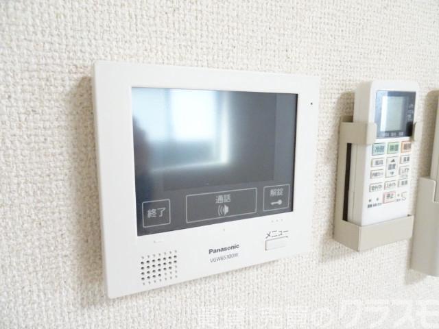 セキュリティ　訪問チェックができるモニターホン！