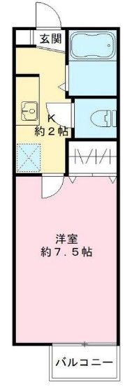 パークハイムの間取り写真